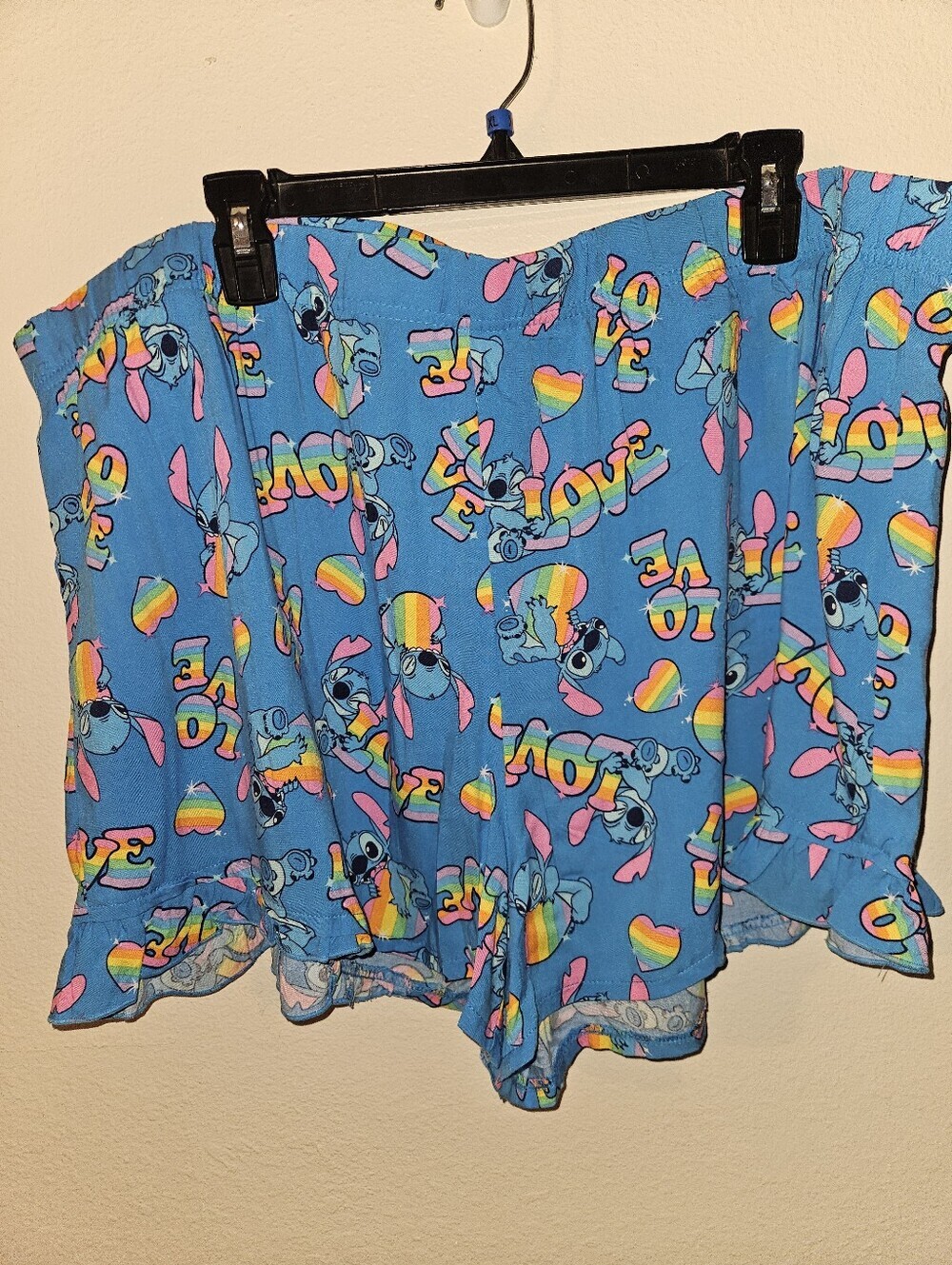 Disney Womans Stitch Sleep Shorts Size 3x